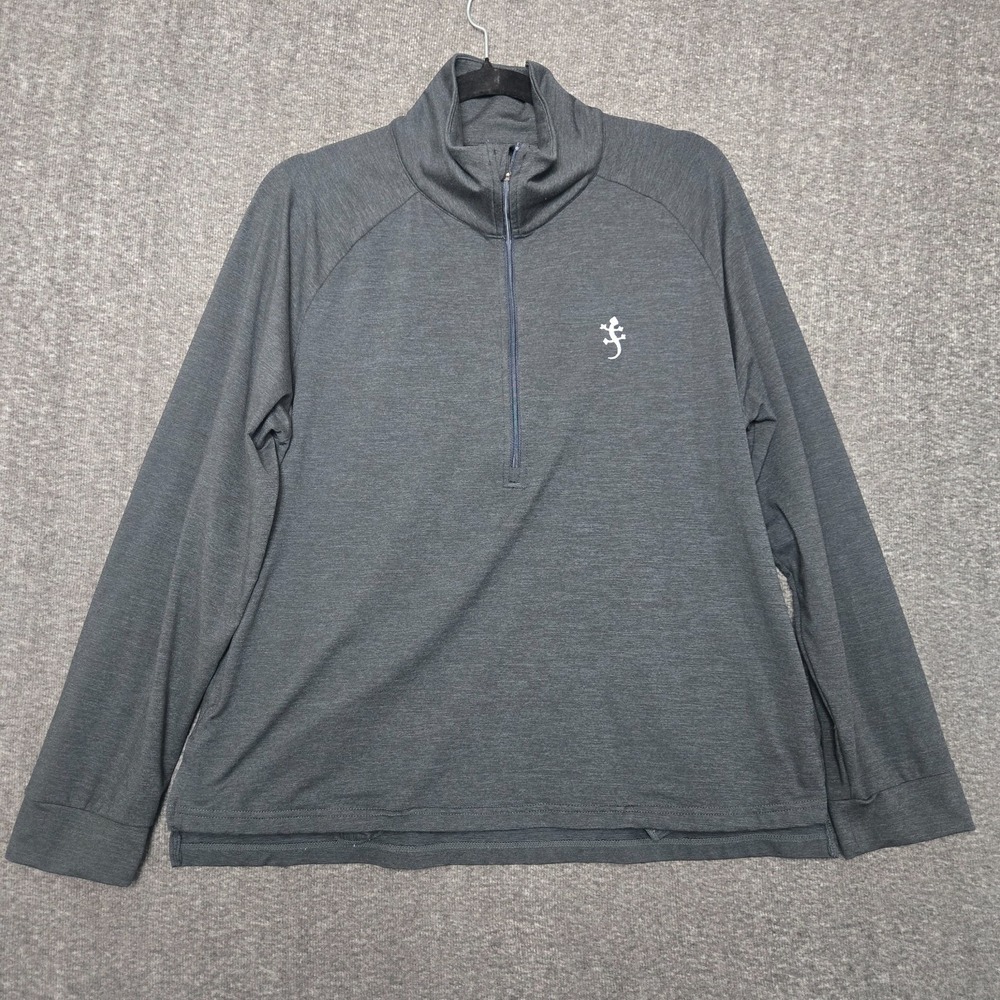 Marine Layer Gray Quarter-Zip Sweater